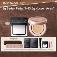 【Set】Carslan Makeup Set Face Foundation Moisture Cushion 13.5g & Black Magnetic V2.0 Press Powder 8g
