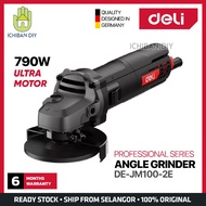DELI 790W Angle Grinder DE-JM100-2E Ultra Motor M10 Professional Series Power Tools Ready Stock Mala