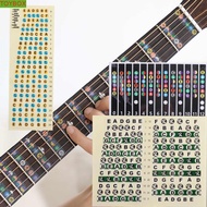 TOYBOX Guitar Note Sticker Musical Instrument Portable Frets Note Decal Fingerboard Stickers Musical