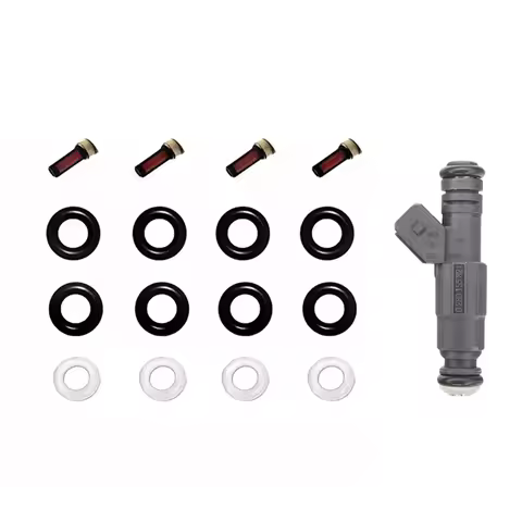 4 Set (16pcs) Fuel Injector Repair Kits 0280155821 for Ford Mustang 5.0L V8 Mercedes-Benz W124 R129