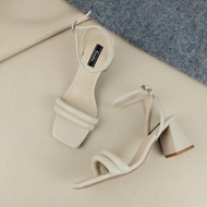 Enako TP13616 high heel sandals - square toe, 7cm high heel