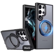 MobileWorld (จัดส่งจากไทย) Samsung Galaxy S24 Ultra - ที่ยึดวงแหวน 360° หมุนได้บางเฉียบให้ความรู้สึก