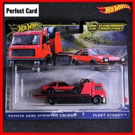 Hot Wheels Toyota AE86 Team Transport JDM Toyota AE86 Sprinter Trueno Hotwheels Fleet Street Premium
