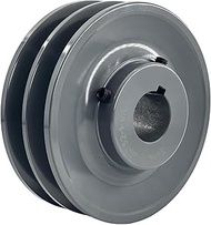 2BK52-1-1/8 Double Groove Fixed Bore V Belt Pulley 4.95 inch Outsid Dia 1 1/8 inch bore V Belt Sheav