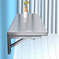 304 Stainless Steel Folding Table Simple Kitchen Shelf Hanging Storage Folk
