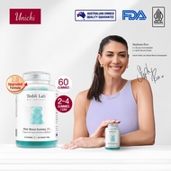 Limited-time special offer【Official】Unichi Hair Gummy  Teddi Lab Hair Nutrition，Sea Salt & Green Gra