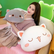 Cute Peach Cat Doll Cat Plush Toys Boneka Kucing Cat Pillow Stuffed Toys Patung Soft Cute Pillow Animal Doll Gifts