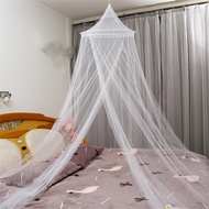 Elgant Hung Dome Mosquito Net for Double Bed Summer Polyester Mesh Fabric Home bedroom Baby Adults Hanging Decor