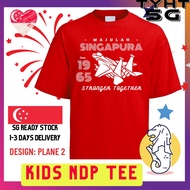 【 Ready Stock 】 SG60 T-shirt for National Day, available in sizes for both adults and children. Sing