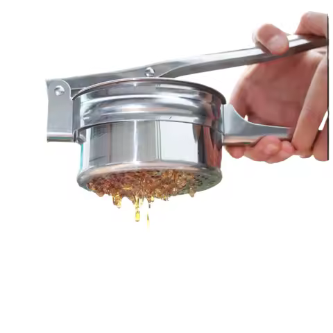 Small honey press, stainless steel honey press, beekeeping tool, honey shaker, filtering honey press