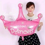 Princess Crown Foil Balloon 0% Spaylater Birthday Balloon/