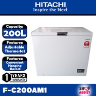 HITACHI Chest Freezer 200L F-C200AM1/ Peti Sejuk Beku