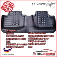 5d Customized Fit PU Leather Car Carpet Floor Mat Proton Saga / Saga Iswara / Suprima / Waja / Wira / X70 X-70