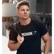 GYMSHARK "Ice Silk" Men's Fitness Sports Quick Dry Breathable Top Basketball Training Running T-shirt