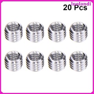 20 Pcs Mounts Screw Camera Quick Release Plate 1/4 Inch To 3/8 0.7X0.7cm Silver  luolandi