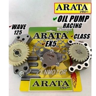 🔥 ARATA RACING OIL PUMP EX5 / DREAM / CLASS 1 / WAVE125 / WAVE100 OIL PUMP EX5 DREAM CLASS WAVE 125 