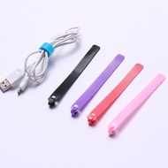 {Ready Stock} 1.1 X 14.5cm Reusable Adjustable Velcro Strap Cable Organizer Earphone Ties Cable Management Wire Winder