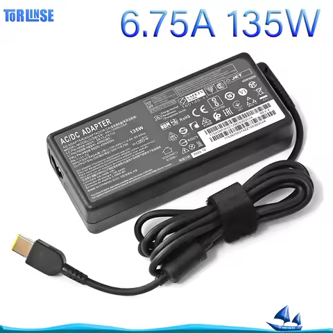 20V 6.75A 135W Laptop Charger For Lenovo Legion Y520-15IKBA Y520-15IKBM Y520-15IKBN Y530-15ICH Y7000