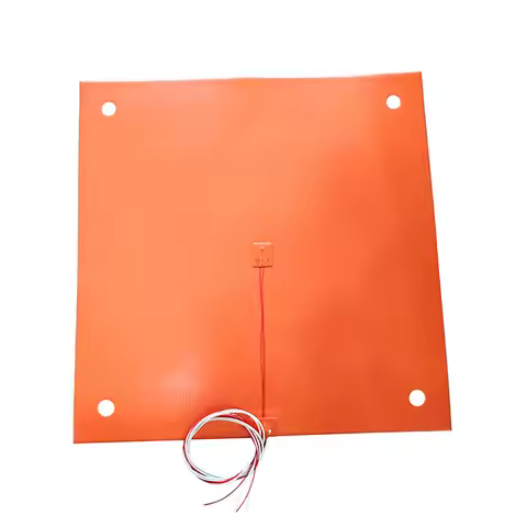 Silicone Heater 500x500 for 3d Printer Wanhao D12 Heated Pad 500W@220V with 100k Thermistor Adhesive