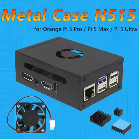 New Orange Pi 5 Pro / Pi 5 Max / Pi 5 Ultra Metal Case N515