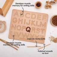 ALPHABET WOODEN TRACING BOARD