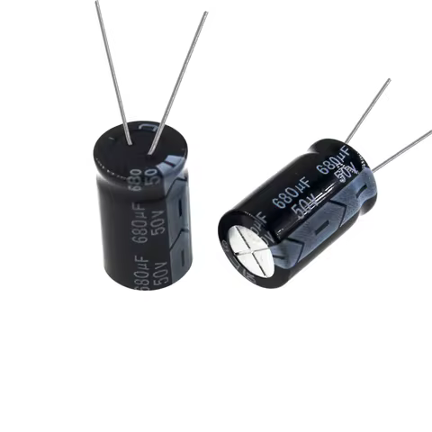 5pcs 680uF 50V 680MFD 50WV 13*20mm Aluminum Electrolytic Capacitor Radial 680mf50v 680uf50v 50v680mf