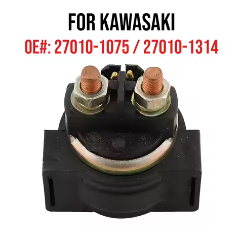 Starter Relay 27010-1075 27010-1314 For Kawasaki KLR650 KLR600 Bayou 185 EL250 ZL600 Ninja 900 KLT20