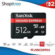 SanDisk Official MicroSD Express Card - 512GB Support Nintendo Switch 2