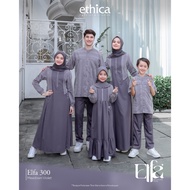 Ethica Sarimbit Elfa 300 Meadown Violet Gamis dan Koko Couple Keluarga Terbaru 2024