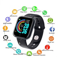 2022 Smart Watch Y68 Bluetooth Fitness Tracker Sports Watch Heart Rate Monitor Blood Pressure Smart Bracelet for Xiaomi Huawei