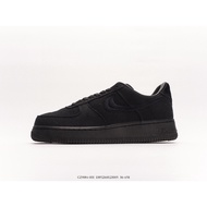 Stussy x 1 AF1 '07 Black Low Top Sneakers OFF-WHITE "Triple Black" Black Tread CZ9084-001 Men's Shoe