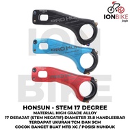 JP Stem Honsun PRO Oversize 7 9 Cm 17 Derajat 31.8 Oversize Sepeda MTB