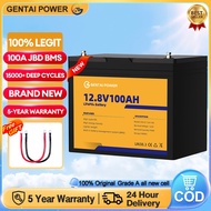GENTAI POWER Lifepo4 Battery 12V 100Ah Lithium Battery 12V 280AH Solar Battery 24V 100Ah with BMS