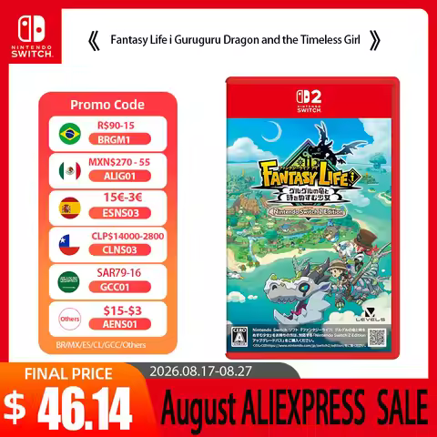 Nintendo Switch 2 Game - Fantasy Life i Guruguru Dragon and the Timeless Girl - Games Physical Cartr
