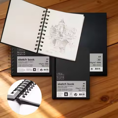 A6/A5/A4 50sheets 170gsm Sketchbook Paper Not Easy To Yellow Can Torn Painting Graffiti Design Outdo