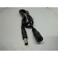 DC extension cord jack 5521 (1.5m 0.75mm2 18AWG 10A)/ DC extension cord jack 5521 with two male and 