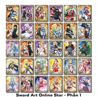 [7-Color Reflective Exclusive] Sword Art Online Star Card - Part 1 - 6.3 cm x 9 cm