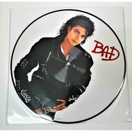 Michael Jackson - Bad ( Imported Picture Vinyl / LP / Piring Hitam )