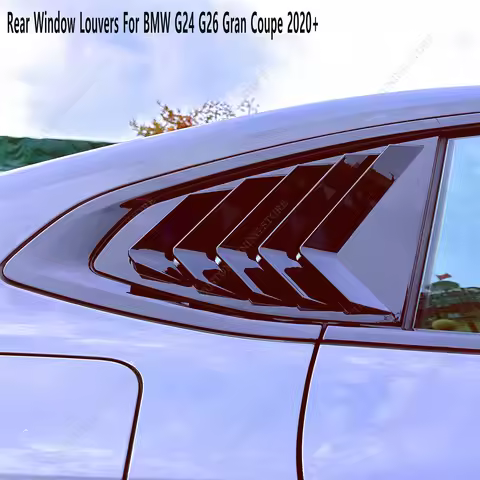 Car Styling Rear Window Louvers For BMW G24 G26 430i 430d M440i M440d i4 Gran Coupe 2021-2025 Rear T