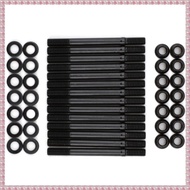 (SPVH) 201-4302 Cylinder Head Stud Kit Engine Cylinder Head Bolt for E36 325I 2.5L 6 Cyl M50 3.0L S5