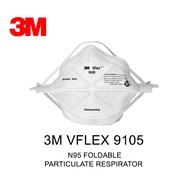 3M N95 ANTI HAZE RESPIRATOR FACE MASK V-FLEX(50PCS/BOX) [3M-9105]