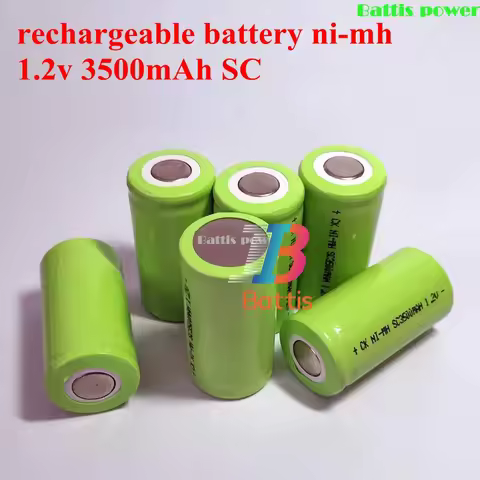 bateria 3500mah sub c 1.2v rechargeable battery ni-mh 12v 3500mah subc sc nimh sc 1.2v for power too