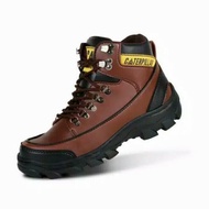 sepatu caterpillar casual original boot pria kulit asli