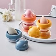GUAIP 1PC Empty Display Sponge Organizer Makeup Accessories Cosmetic Egg Case Storage Box Puffs Drying Box Powder Puff Container Stand Makeup Blender Puff Holder