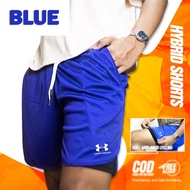 Unisex Sportswear Shorts 2 in 1 Dri Fit Quick Dry Gym Shorts Cycling Shorts for Running