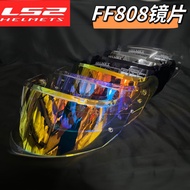 For LS2 FF808 Motorcycle helmet Visor Anti-UV PC visor Lens FF808 Model Smoke Dark Replacement Visor