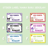 MATA Contents 20pcs/ without PO/ sticker label book sticker name label school book/ sticker label st