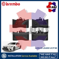 LEXUS LS430 UCF30 BREMBO Front Disc Brake Pad DEPAN /SET