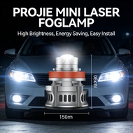 MINI CAR LIGHTS H11 H8 H9 2 PCS H16 LASER PROJECTOR PAIR WHITE YELLOW FOGLAMP HB4 9006 PROJECTOR