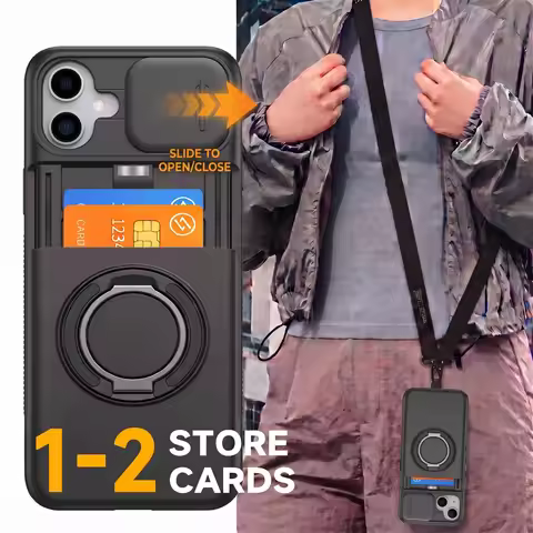 Card Pocket Holder Phone Strap Case for Samsung Galaxy A07 5G A06 4G F07 M07 Fall Protection Covers